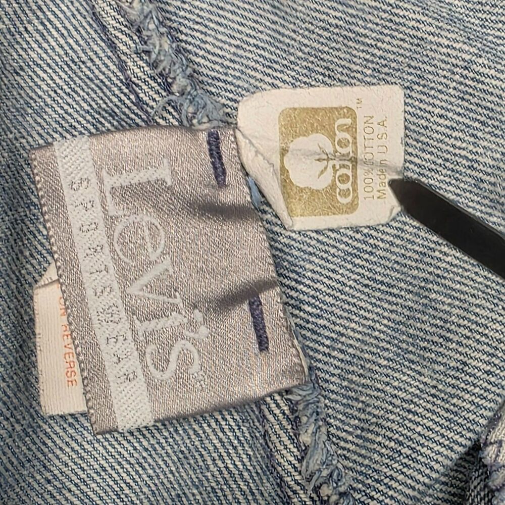 Vintage Levi’s Sportswear 80s Pleated Mom Jeans Women’s 10 Slash Pocket USA - Picture 4 of 16